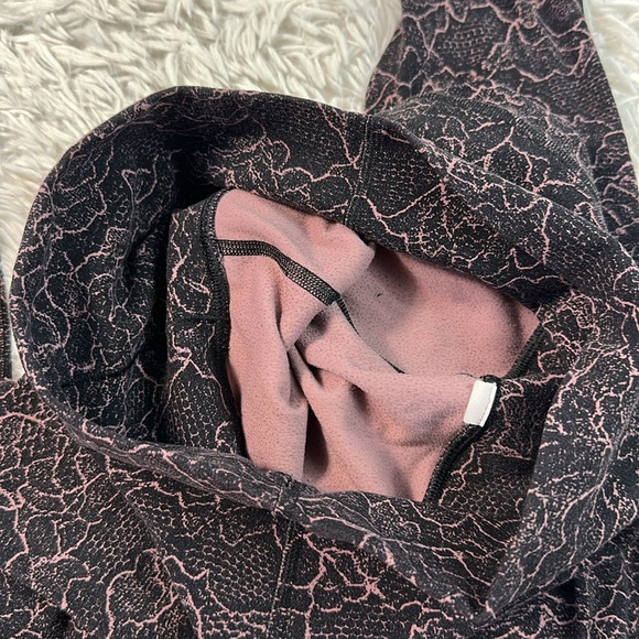 Lululemon Align Pant *Full Length 28" Lacescape Spanish Rose Black - Picture 4 of 5